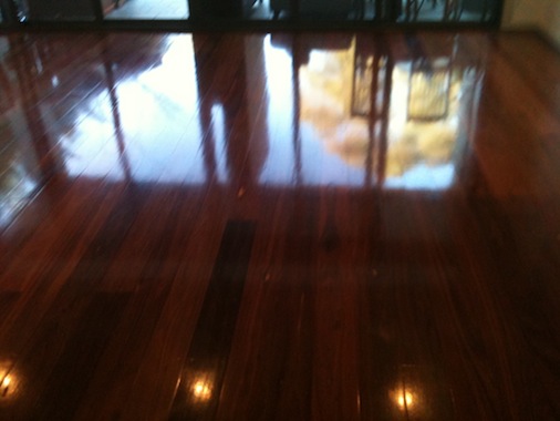 Wood Floor Waxing
