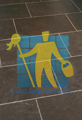 Canberra/Canberra Central bluestone tiles traditional floor kitchen