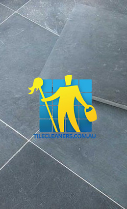 Canberra/Molonglo Valley bluestone stone floor tile sample white grout