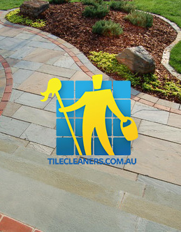 Melbourne/Yarra Ranges/Menzies Creek bluestone tiles patterened outdoor sidewalk stoop overlay