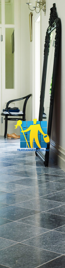 Adelaide/Port Adelaide Enfield/Angle Park bluestone tumbled tile indoor hallway white grout