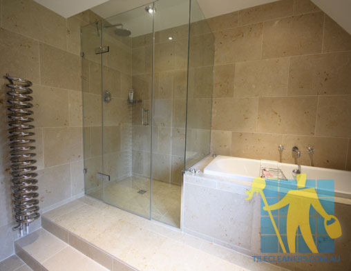 Stanmore limestone floor tile siena honed shower sealed