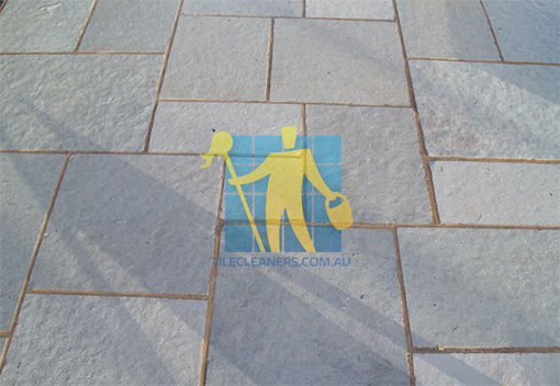 Stanmore Limestone Paving Cleaning