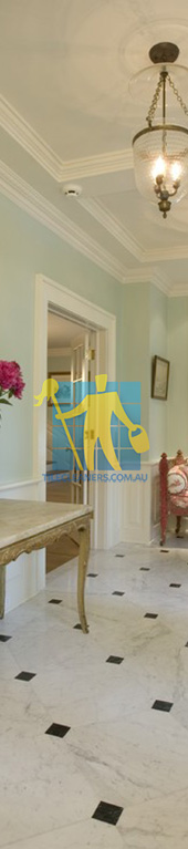 entry hall with new marble tile floor Canberra