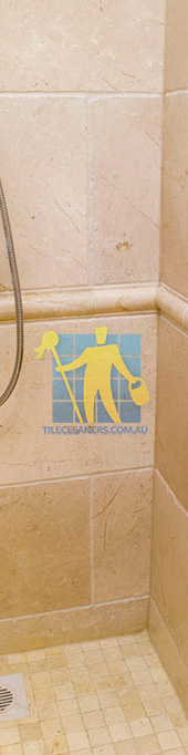 marble tile tumbled acru bathroom shower Adelaide/the Town of Walkerville