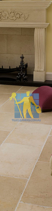 marble tile tumbled acru white grout livingroom Sydney/Western Sydney/Cambridge Gardens