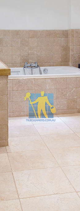 marble tile tumbled acru bathroom bath tub Adelaide/Burnside