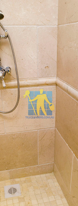 marble tile tumbled acru bathroom shower Perth/Kwinana