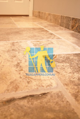 marble tiles floor traditional tumbled treasures of marble bathroom Melbourne/Manningham/Warrandyte South
