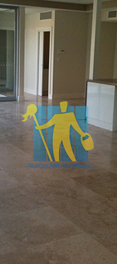 extra large porcelain floor tiles after cleaning empty room with kitchen Brisbane/Redland/Wellington Point