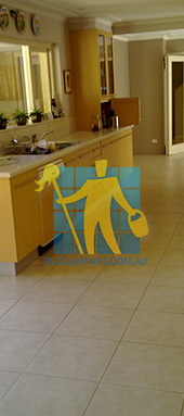 porcelain tiles floor inside furnished home after cleaning kitchen floors Sydney/Upper North Shore/Morning Bay