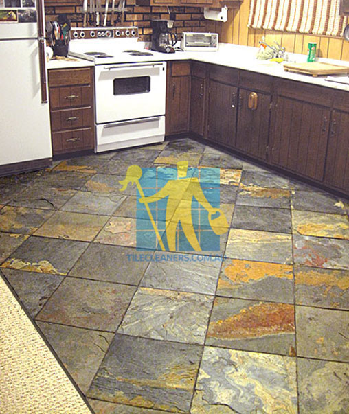 Grange Slate Tile Kitchen Flooring
