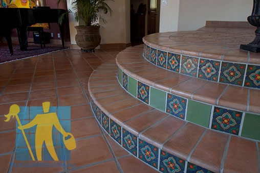 terracotta tiles indoors entry