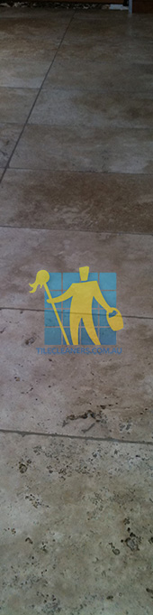 stone tile dirty tile grout before cleaning white Melbourne/Port Phillip/Garden City