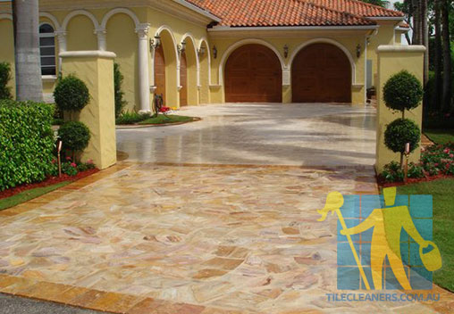 outdoor travertine and flagstone tiles cleaning Waterloo Corner