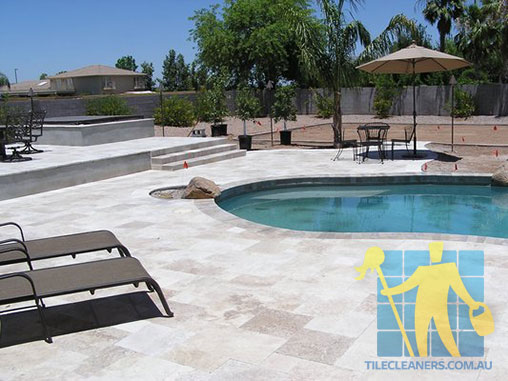 outdoor travertine pavers pool sealing Red Hill