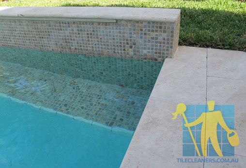 outdoor travertine tiles modern pool patio cleaning