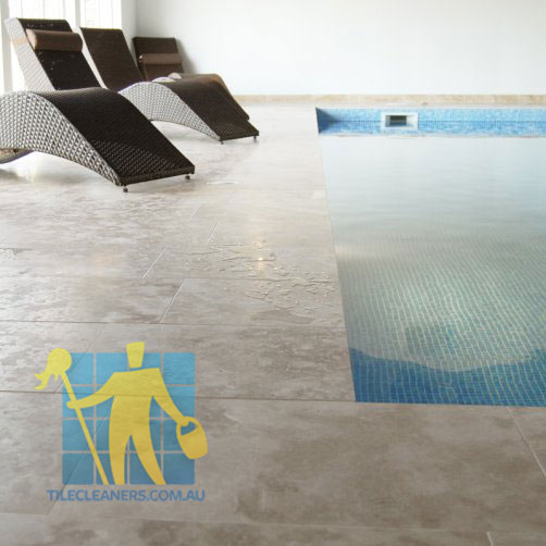 Clifton Travertine Tile Swimming Pool Sealed