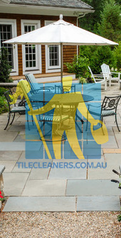 Melbourne/Cardinia bluestone tiles outdoor rectangular irregular dining patio