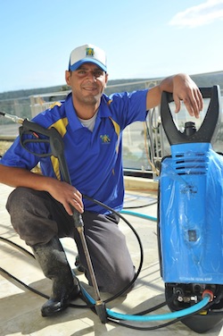 Parklands cleaning using High Pressure