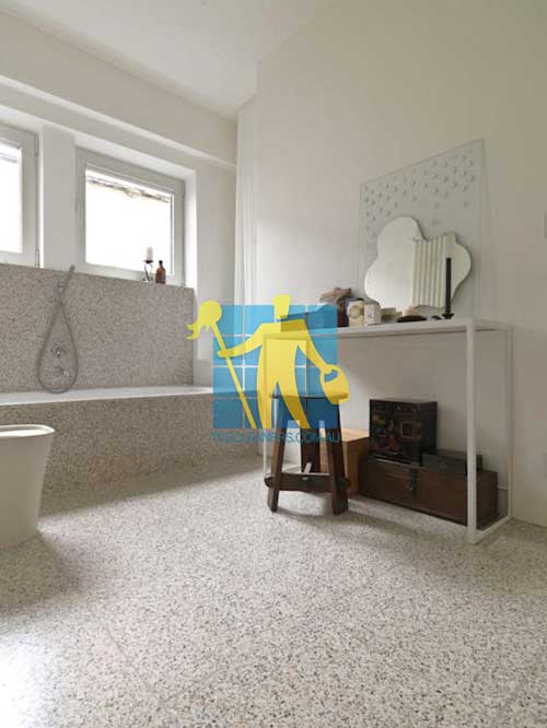 Gulfview Heights polished artistic tile terrazzo