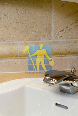 marble tile tumbled acru bathroom sink Perth/Subiaco/Daglish