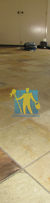 stone tiles grey grout colorfull tiles furnished room Brisbane
