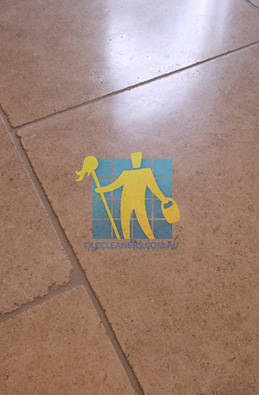 natural stone tile abbey dark tumbled sample tile Brisbane/Moreton Bay Region/Beachmere