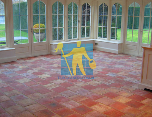 terracotta tiles rustic english hand made entrance